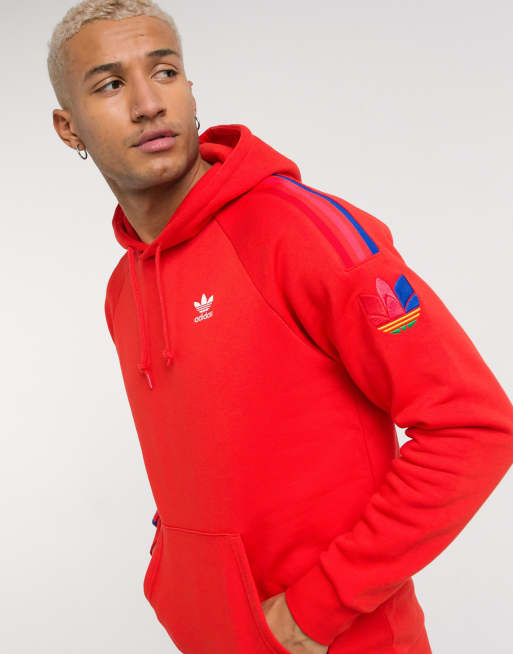 Adidas originals 3d online trefoil hoodie