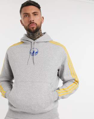 Udholde Klage lindre Adidas Originals Hoodie With Central Trefoil In Gray | ModeSens