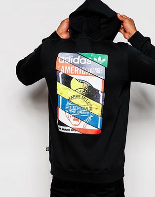 adidas label sweat hoodie