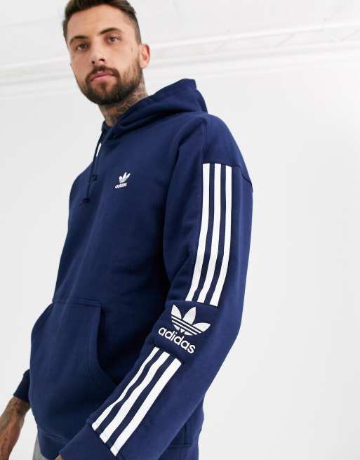 Adidas originals men's best sale lock up hooded sweatshirt