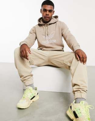 beige hoodie adidas