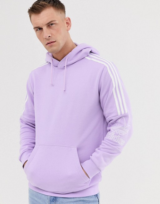 adidas hoodie violet
