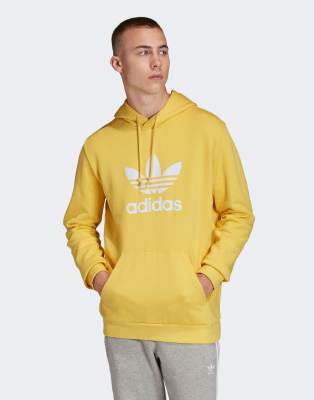 adidas hoodie geel