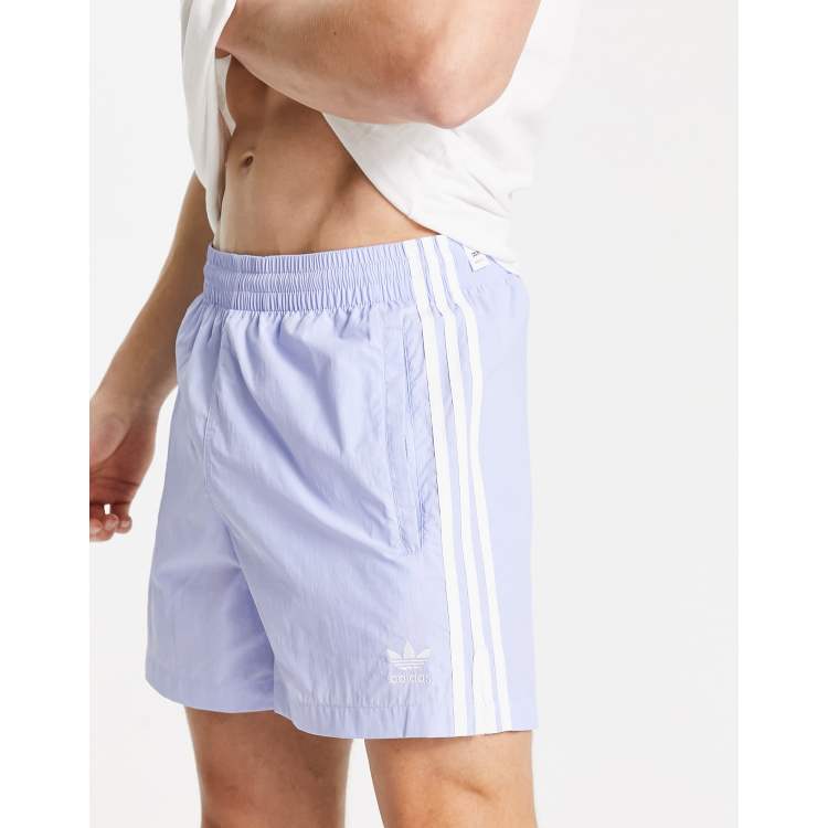 Continente rosado activación adidas Originals House Of Adicolor Sprinter shorts in blue | ASOS