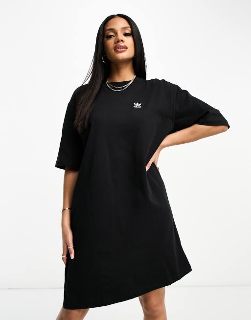 adidas Originals House Of t-shirt dress in black | ASOS