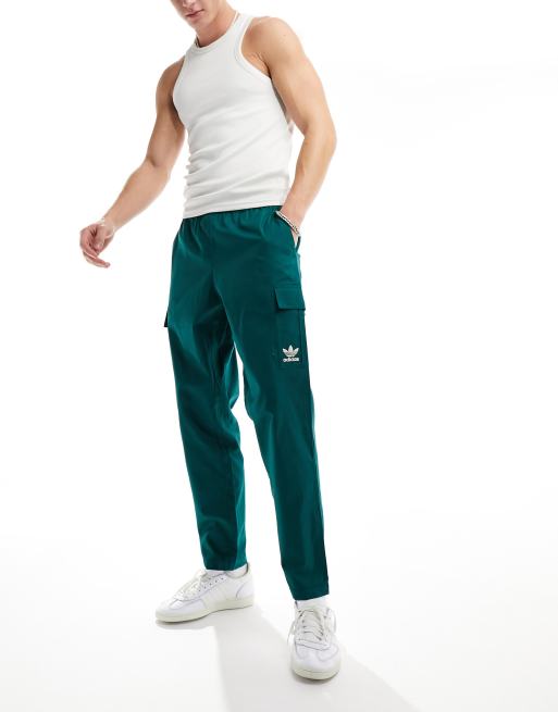 adidas Originals House of Essentials cargo pants in collegiate green