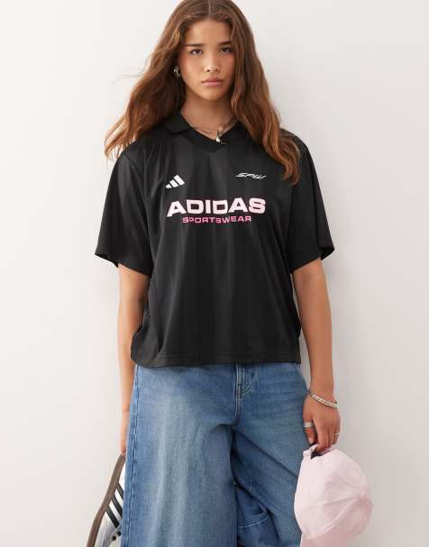 adidas Originals House of Tiro jersey in black