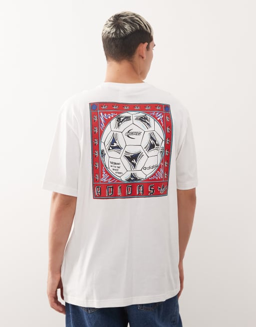 adidas Originals - Hvid T-shirt med grafik