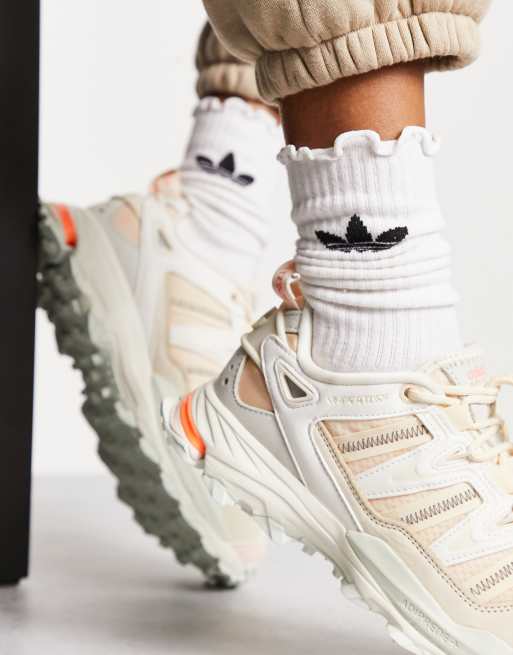 adidas Originals Hyperturf Adventure sneakers in off white and ecru tint ASOS