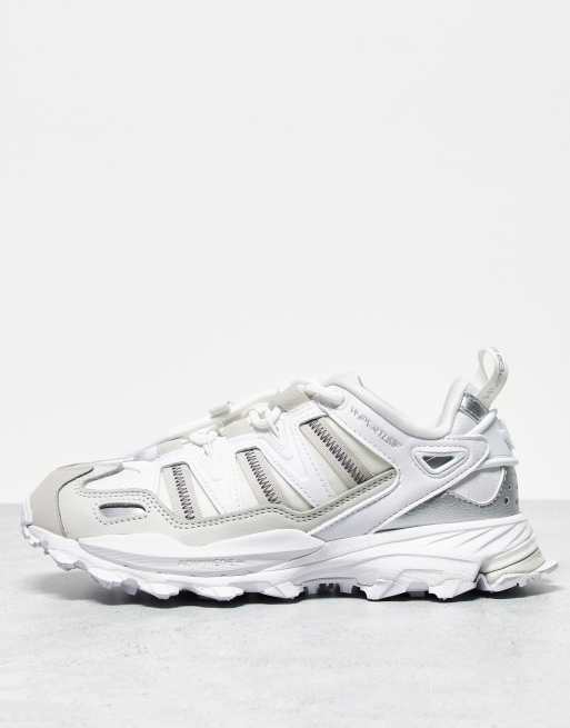 in adidas | ASOS Hyperturf white sneakers Adventure Originals