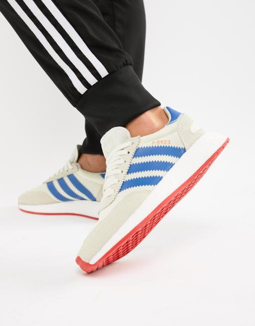 adidas - I-5923 - Hardloopschoenen in grijs en blauw | ASOS