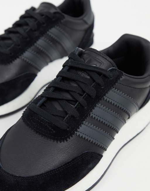 Adidas originals i-5923 shop leather trainers in black