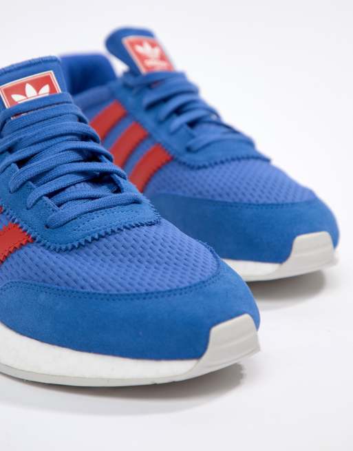 Adidas trainer pelle clearance blu