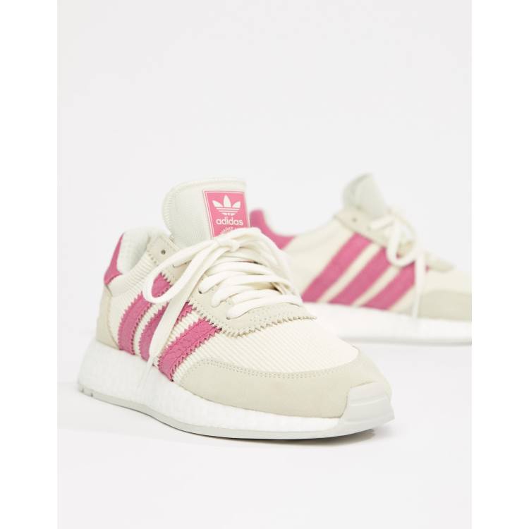 is Mening elev adidas Originals I-5923 Sneakers In White And Pink | ASOS