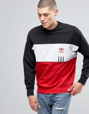 adidas Originals ID96 Crew Sweatshirt In Black AY9252 | ASOS