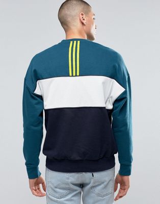 adidas originals id96 crew sweatshirt