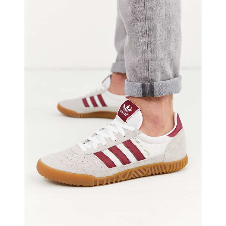 Adidas originals indoor on sale super tan trainers