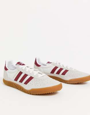 adidas originals indoor super trainers with gum sole