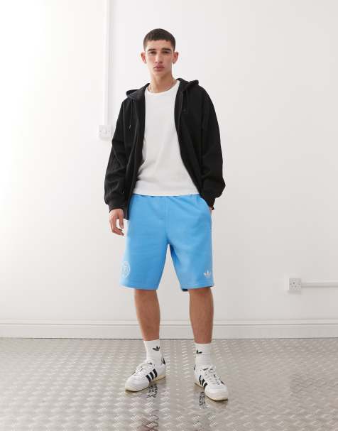 adidas Originals - Inter Miami - Shorts in blauw en wit - view 1