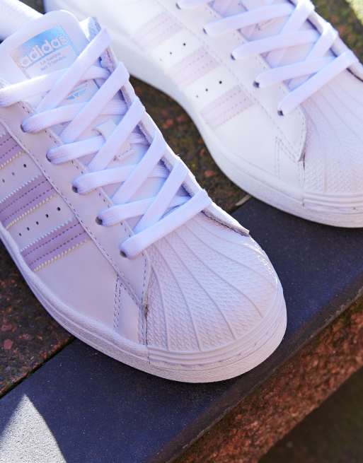 Adidas superstar 2025 lila weiß
