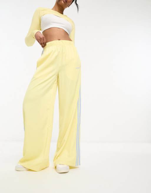 Yellow on sale adidas pants