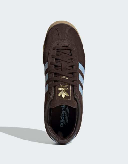 adidas Originals Italia 70s Sneaker in Braun und Hellblau, 3 von 4