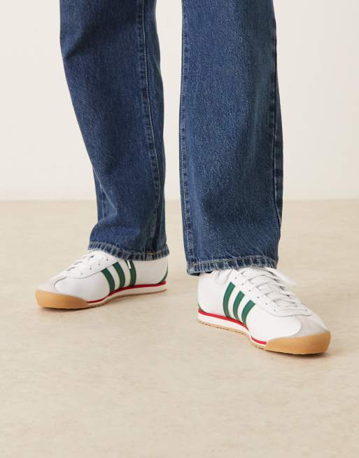 adidas Originals Italia 70s sneakers in white and dark green, 2 of 5