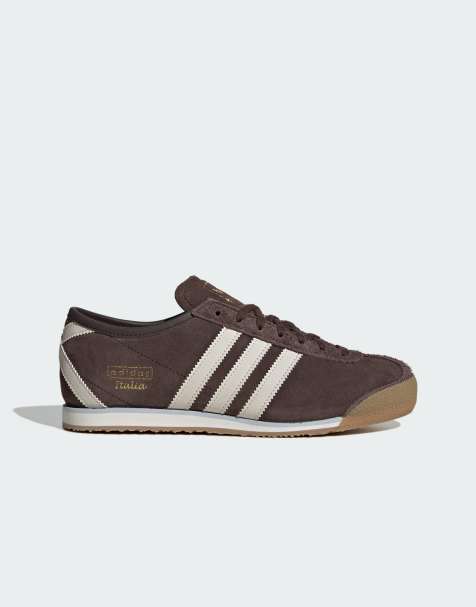 adidas Originals - Italia 70s - Sneakers marroni e bianco sporco - view 1
