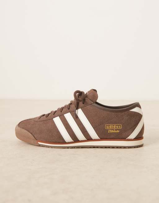 adidas Originals – Italia – Sneaker im Stil der 70er in Braun und Wollweiß , 2 von 5