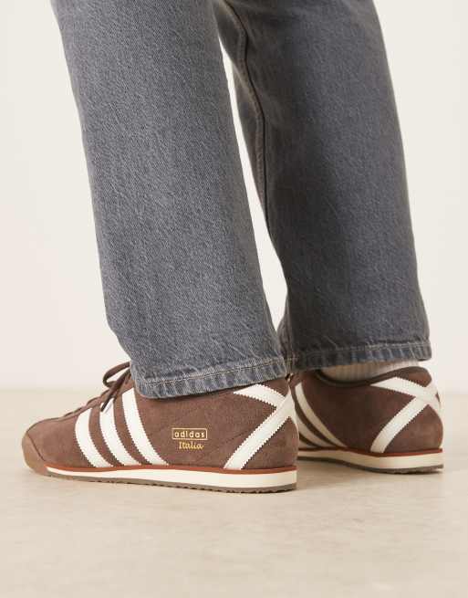 adidas Originals – Italia – Sneaker im Stil der 70er in Braun und Wollweiß , 5 von 5