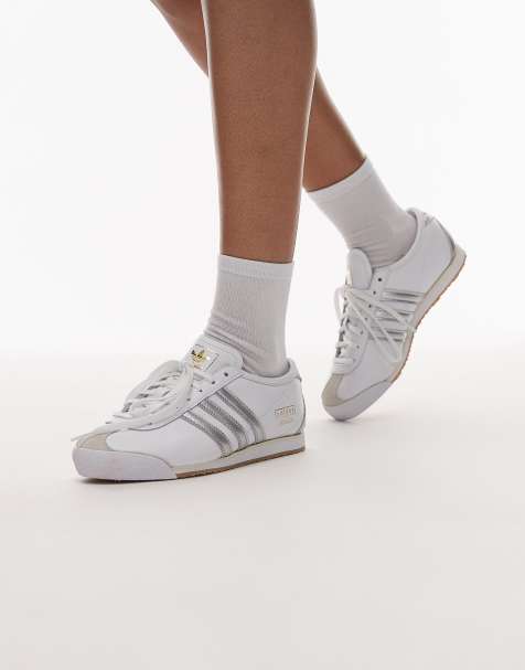 adidas Originals - Italia - Sneakers bianche e argento metallizzato - view 1