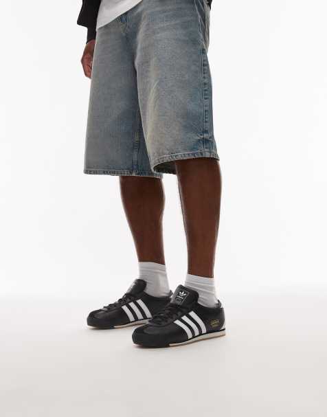 adidas Originals Italia trainers in black and white - view 1