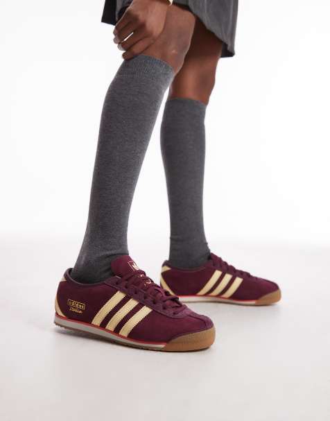 adidas Originals Italia trainers in brown and yellow - view 1