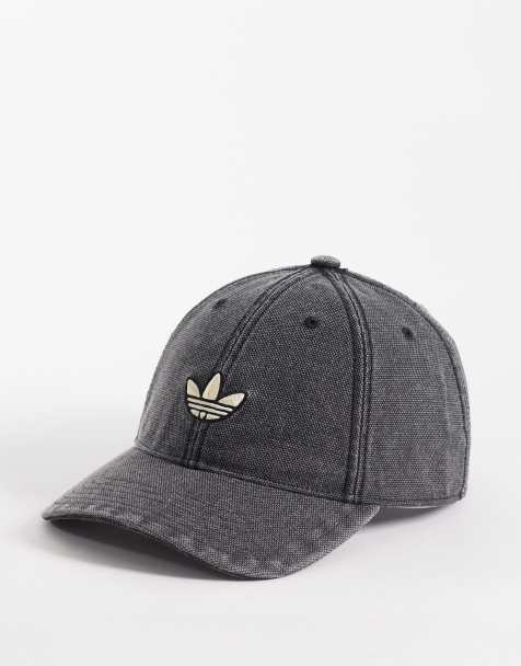 adidas Originals italian dye strapback cap in black - view 1