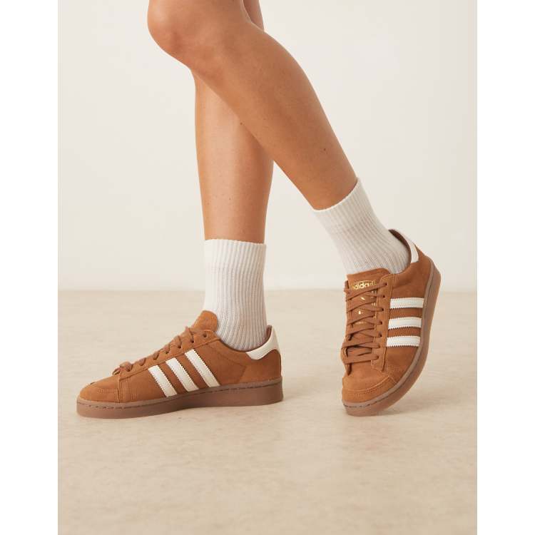 adidas Originals Jabbar trainers in brown and cream | ASOS