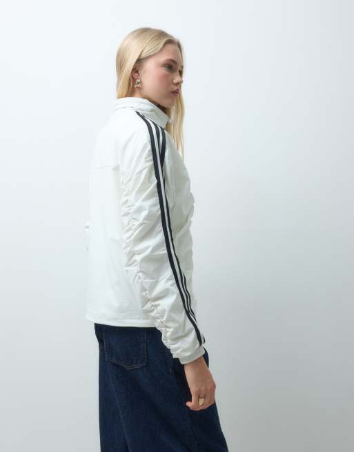 adidas Originals Jacke mit Raffung in Wollweiß, 4 von 4