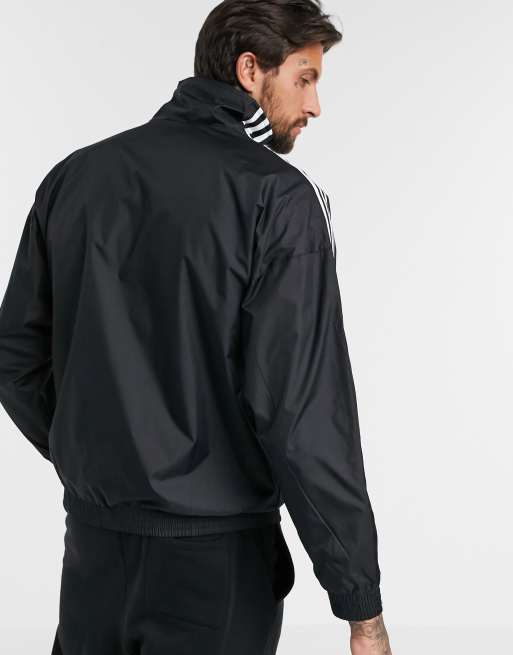 Adidas originals locked up discount logo track jacket in blac