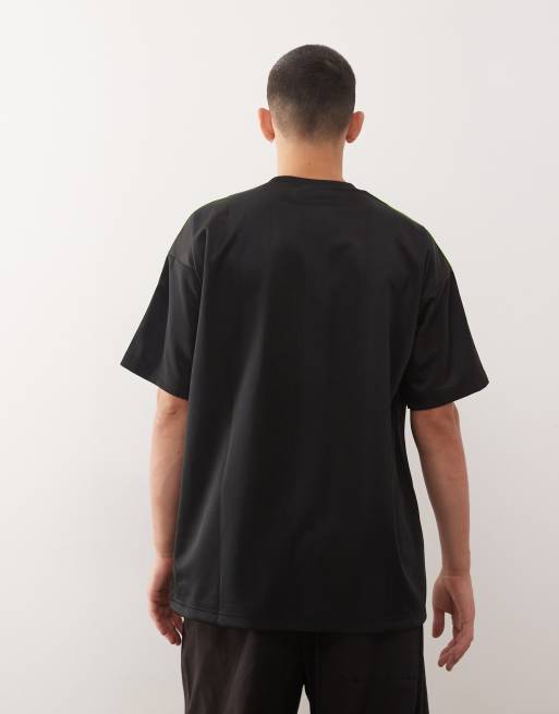 adidas Originals jacquard jersey in black and bright green ASOS