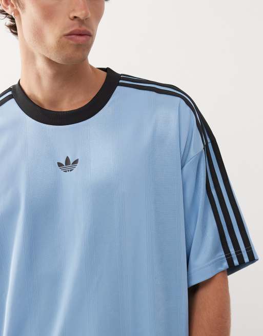 adidas Originals jacquard jersey in blue | ASOS