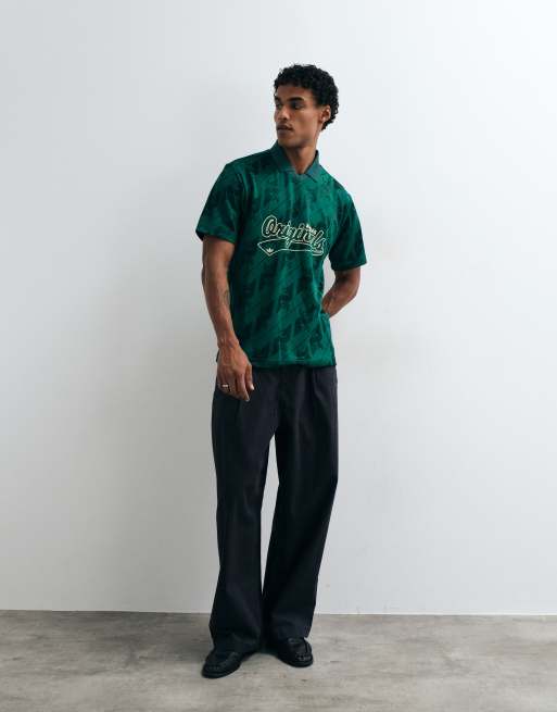 adidas Originals Jacquard-Jersey in Grün, 4 von 5