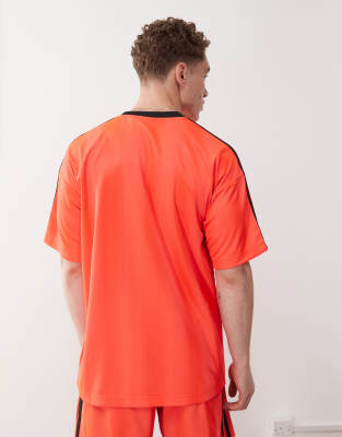 Adidas Originals Jacquard Jersey In Red