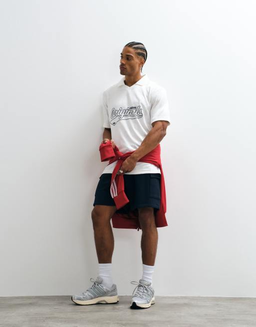 adidas Originals Jacquard-Jersey in Weiß, 3 von 7