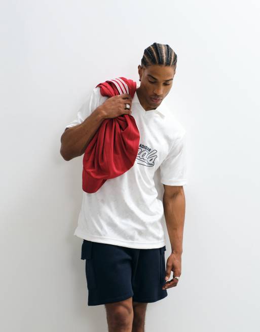 adidas Originals Jacquard-Jersey in Weiß, 4 von 7