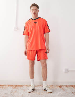 jacquard shorts in red