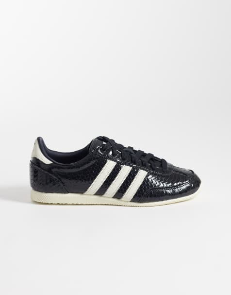adidas Originals – Japan – Czarne buty sportowe we wzór skóry węża - view 1