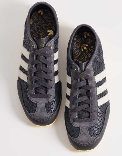 adidas Originals – Japan Decon – Sneaker in Kroko-Braun und Cremeweiß , 2 von 5