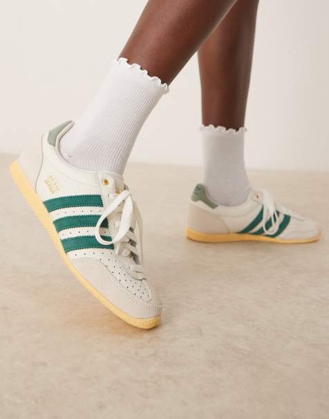 adidas Originals - Japan - Hvide sneakers med grønne detaljer - view 1
