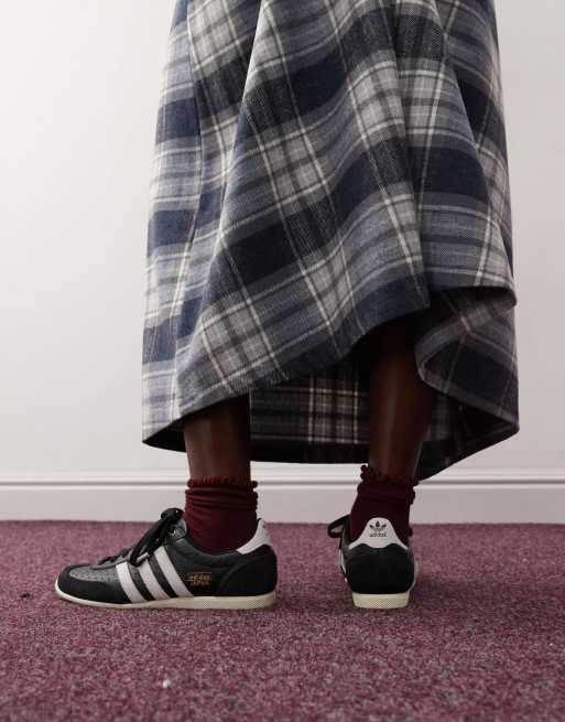adidas Originals Japan low sneakers in black and white
