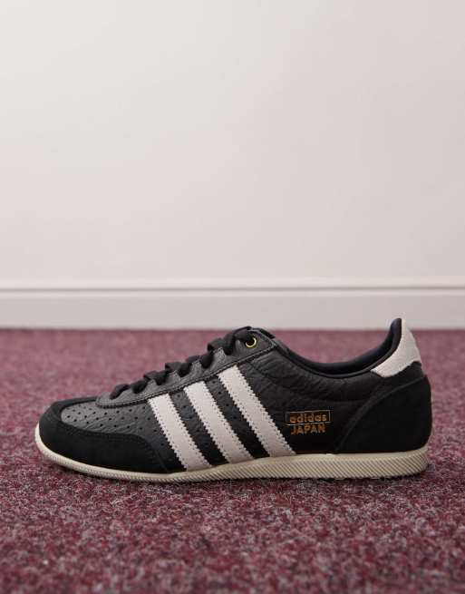 adidas Originals Japan low sneakers in black and white