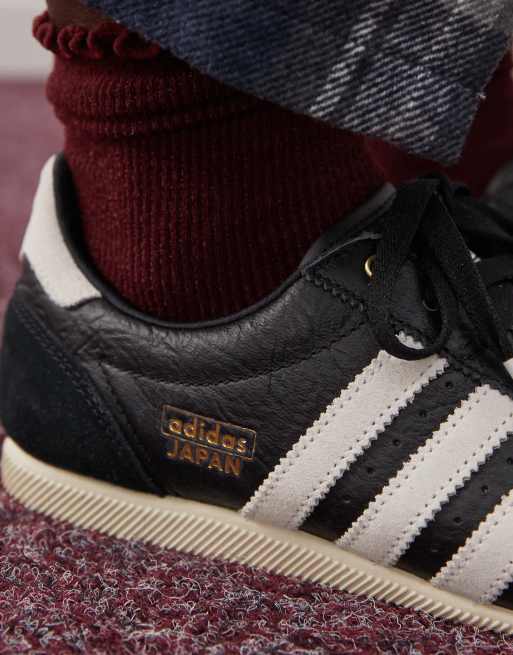 adidas Originals Japan low sneakers in black and white